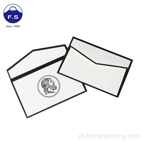 Envelope de presente de papel de papelão de alta qualidade personalizado